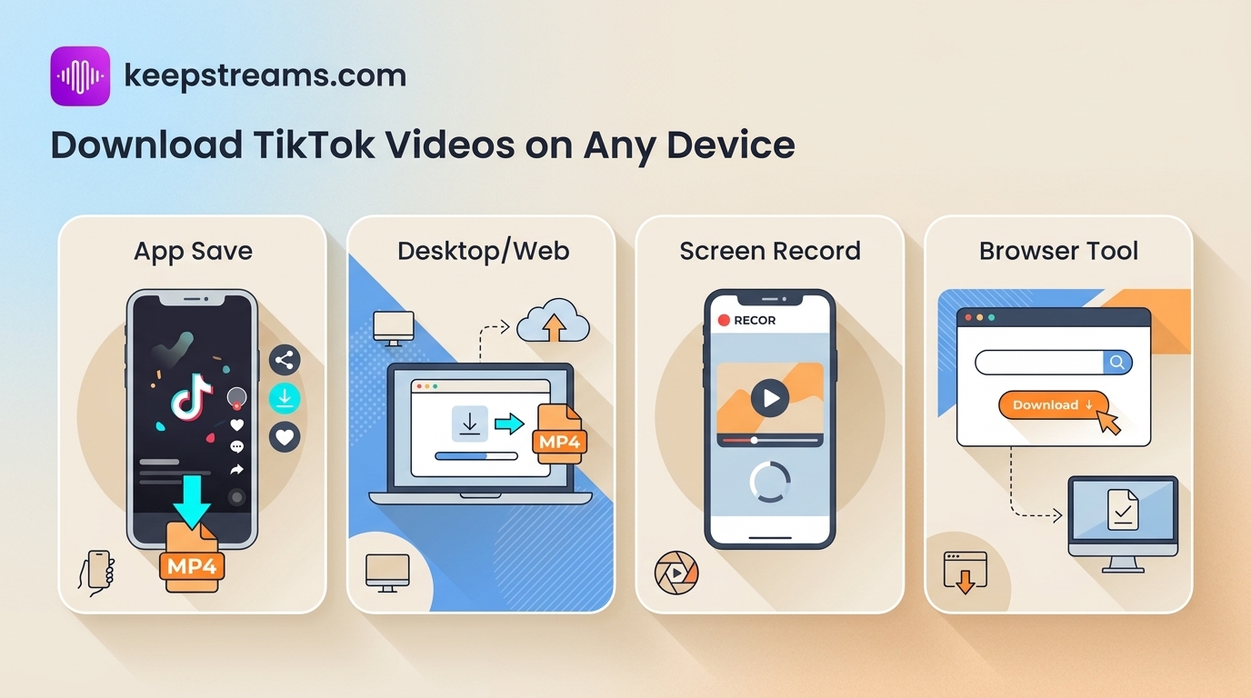 How to Download TikTok Videos on Phone and PC? 4 Methods