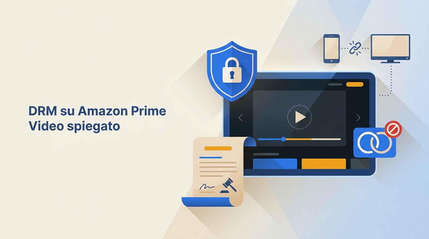 DRM di Amazon Prime Video: come funziona, limiti e cosa dice la legge italiana