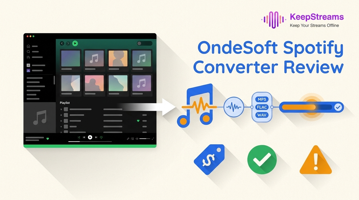OndeSoft Spotify Converter Review 2026: Price, Pros & Cons