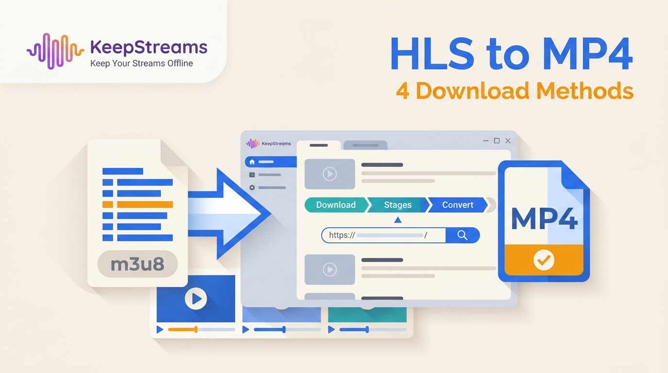 4 Ways to Download HLS Videos and Save M3U8 as MP4