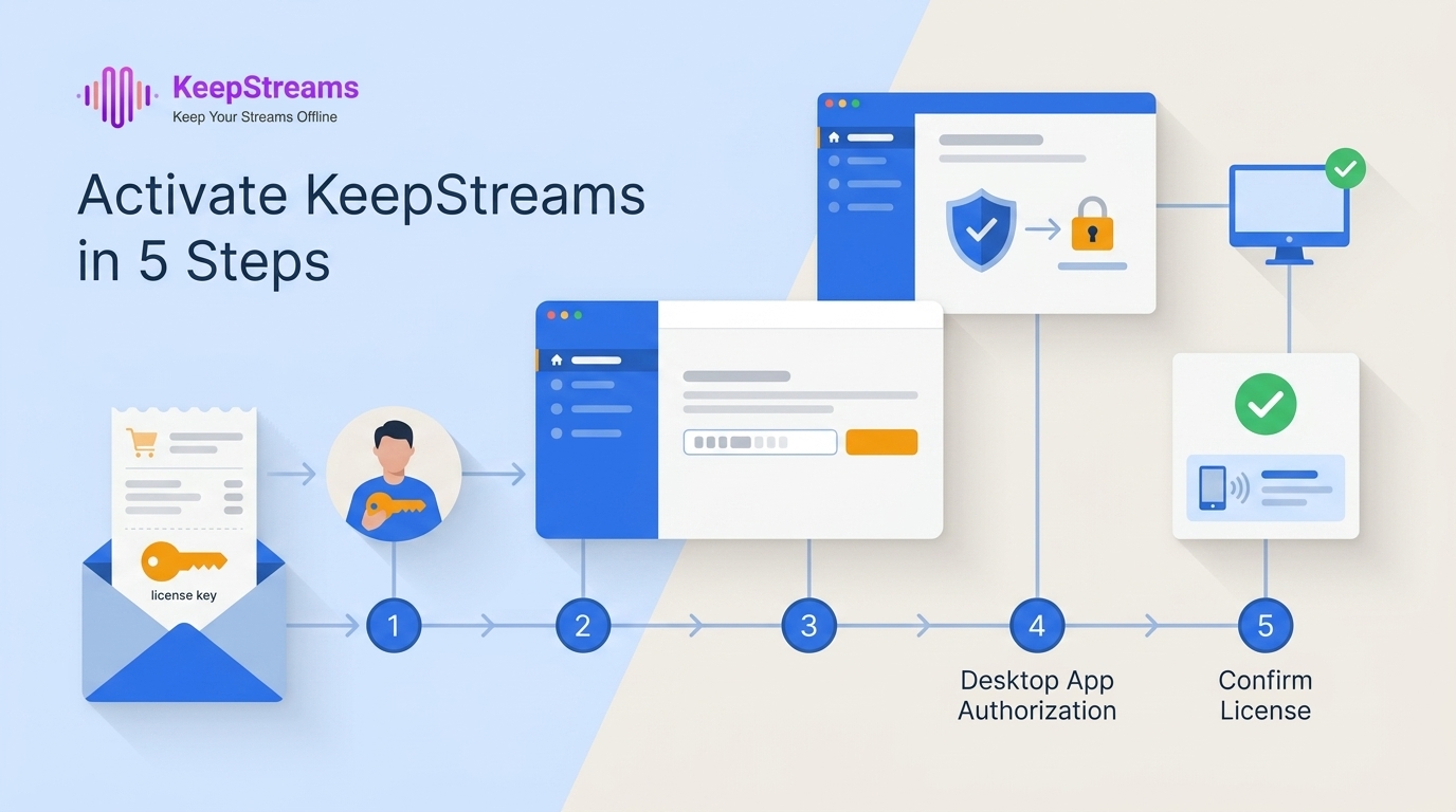 How to Activate KeepStreams After Purchase in 5 Steps