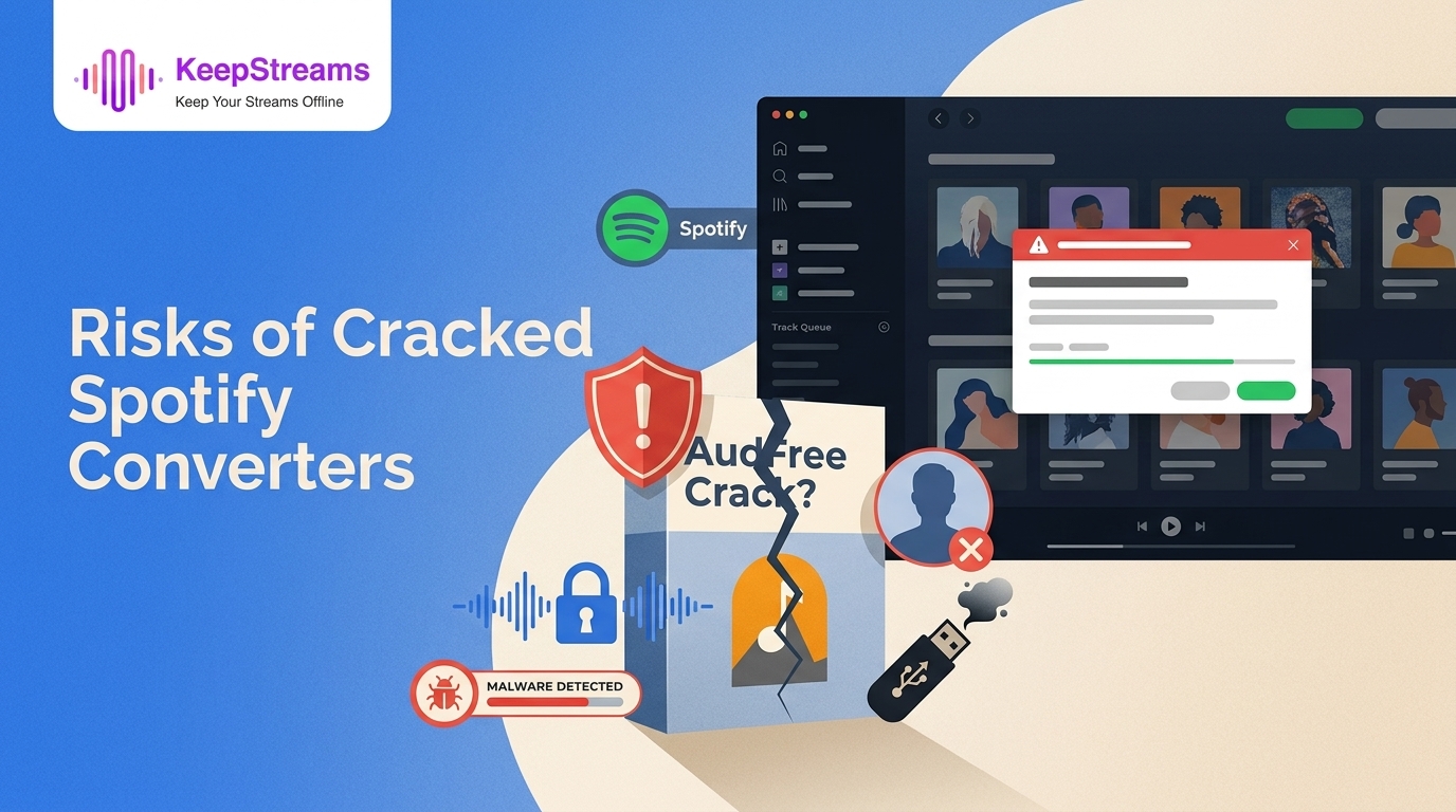 AudFree Spotify Music Converter Crack: Is It Safe? 5 Risks and Better Alternatives