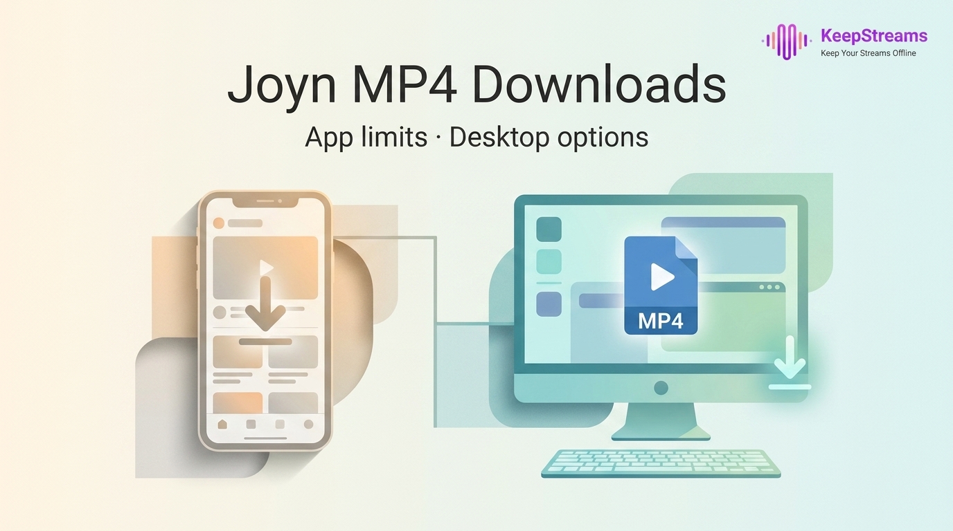 How to Download Joyn Videos as MP4: App Limits and PC/Mac Options