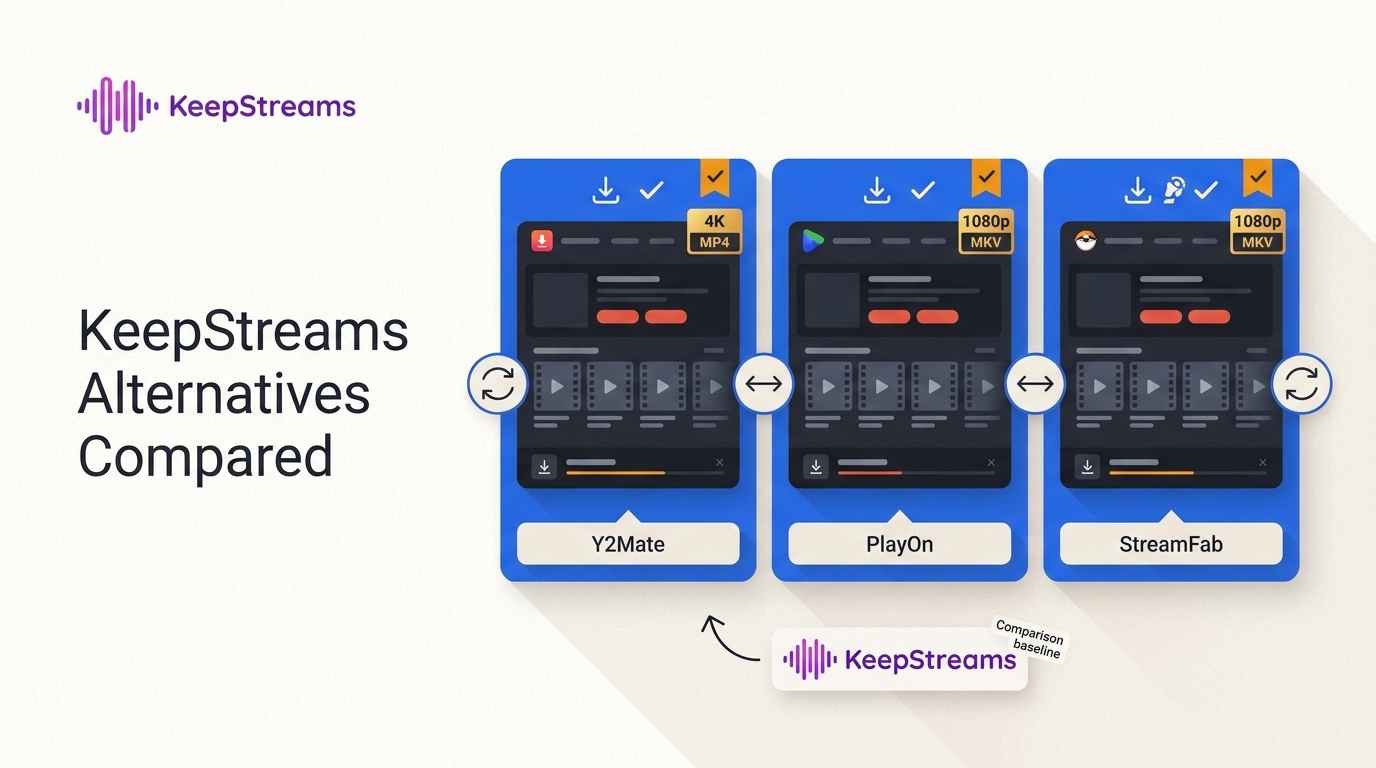3 KeepStreams Alternatives in 2026: AnyStream Replacements Compared