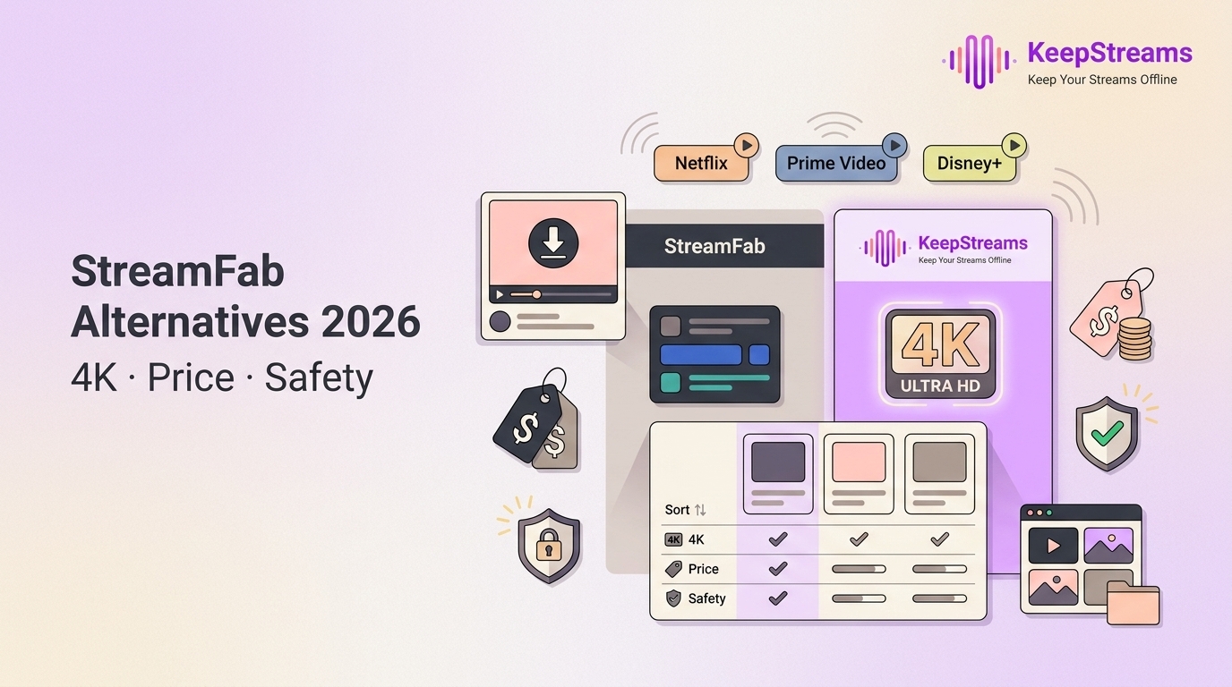 StreamFab Alternatives in 2026: 4K Support, Pricing & Safety Compared