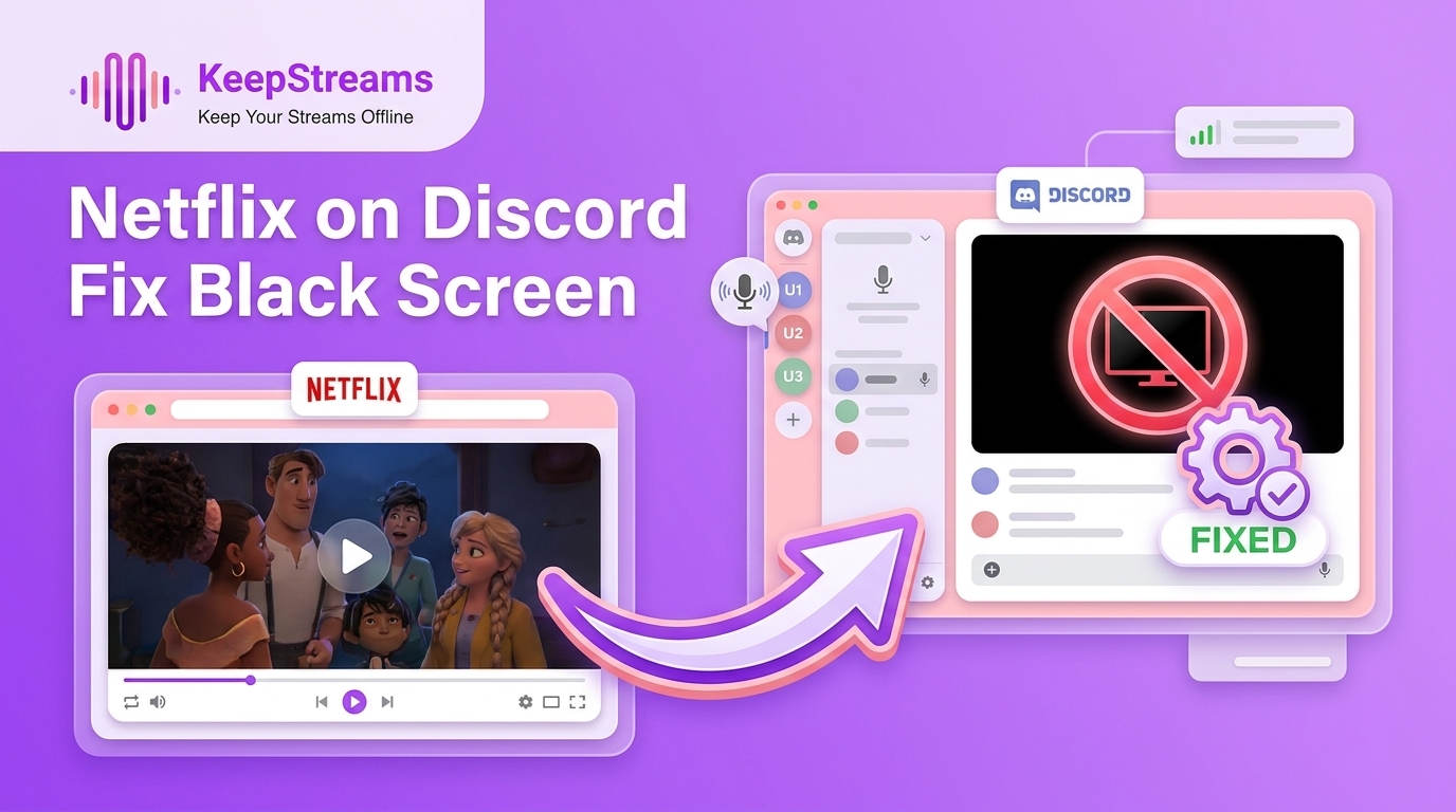 How to Stream Netflix on Discord Without a Black Screen