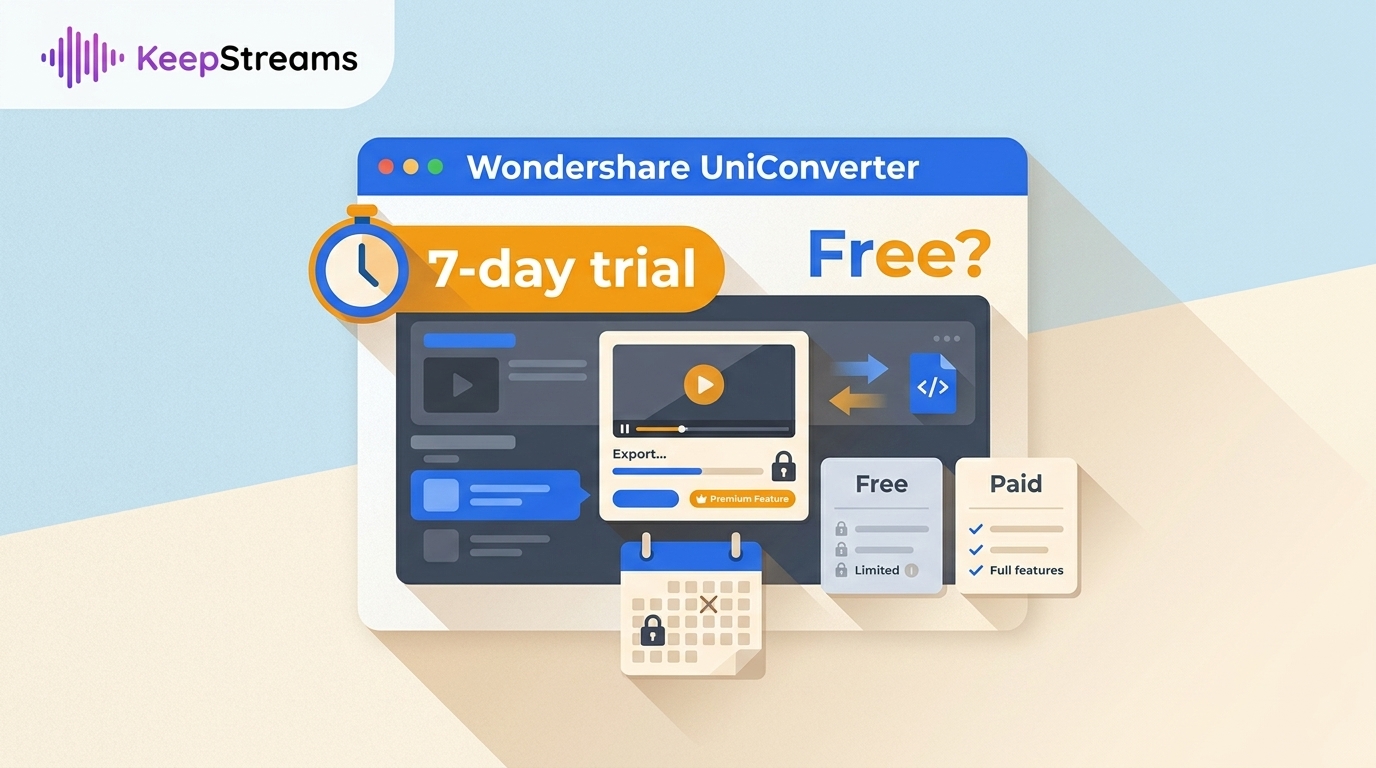 Is Wondershare UniConverter Free? 7-Day Trial Limits