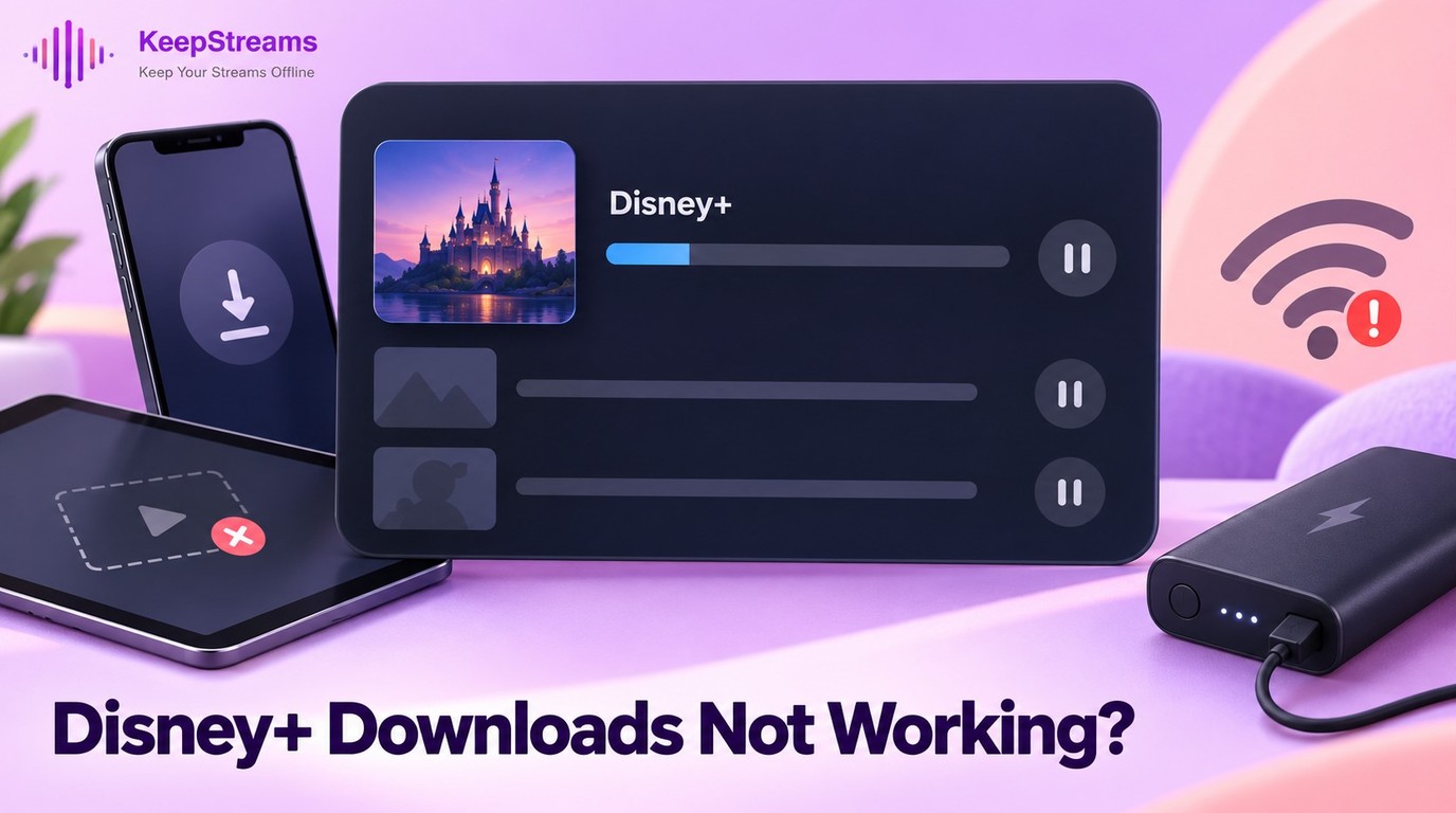 Disney Plus Downloads Queued or Not Working? Slow and Missing Fixes