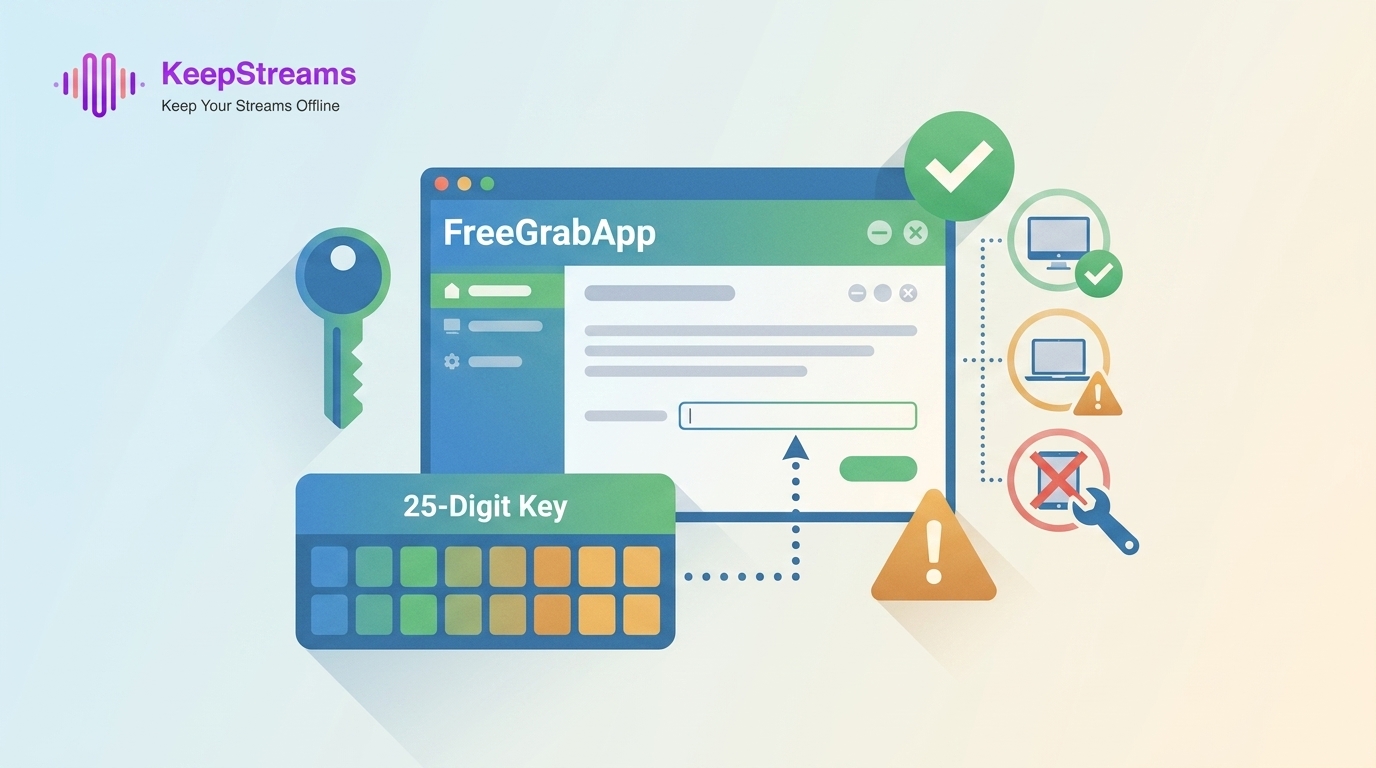 FreeGrabApp License Key (2026): 25-Digit Activation, Limits, and Fixes