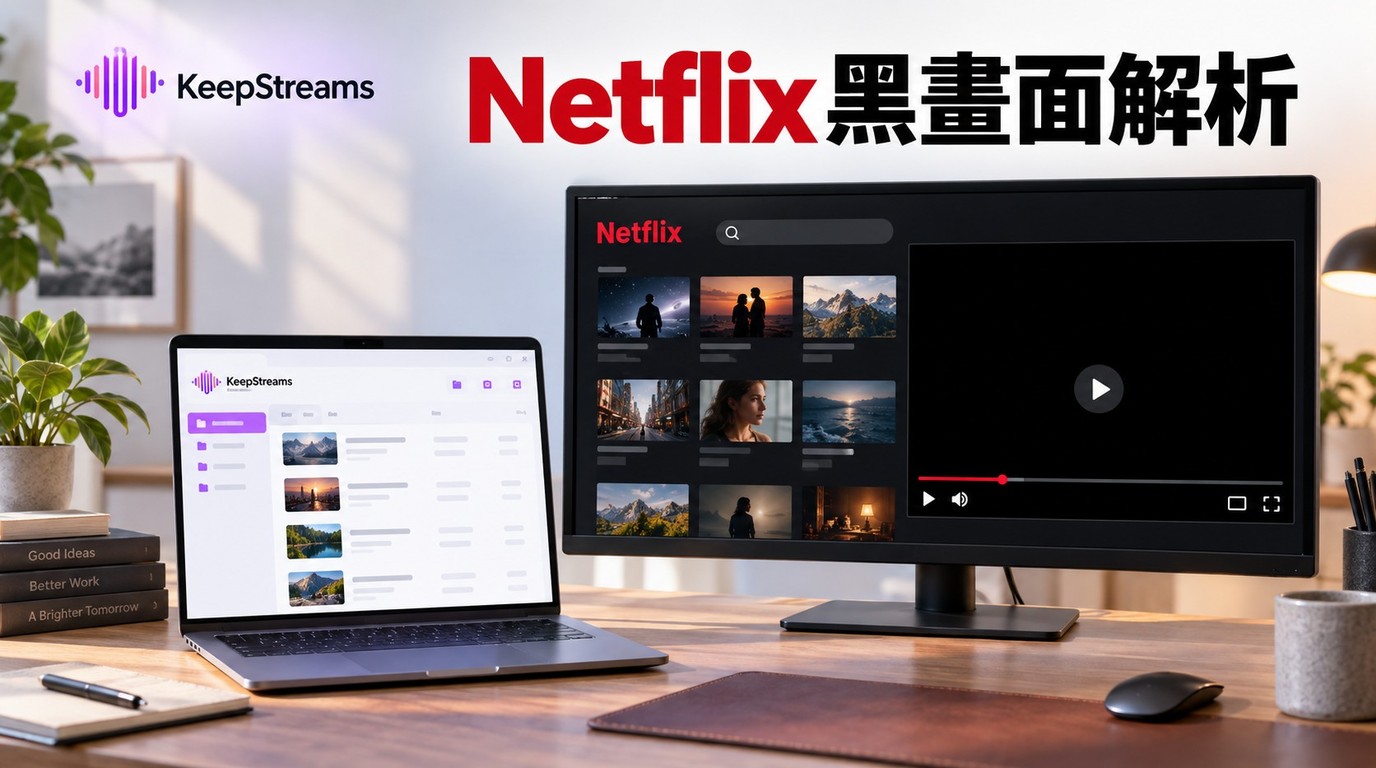2026 Netflix螢幕錄影指南：電腦、Mac、手機黑畫面解析