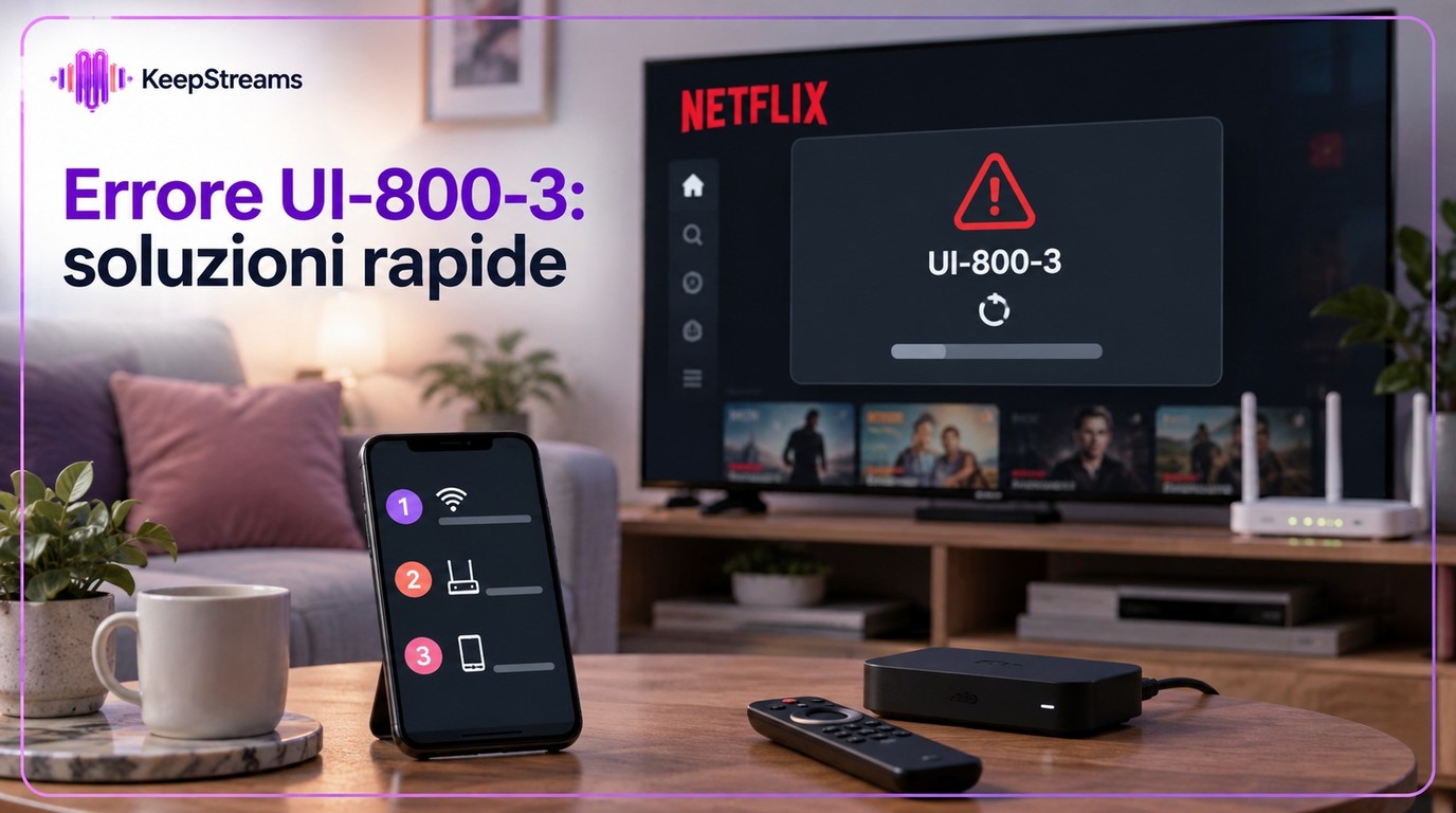Errore Netflix UI-800-3: soluzione per sottocodice e dispositivo