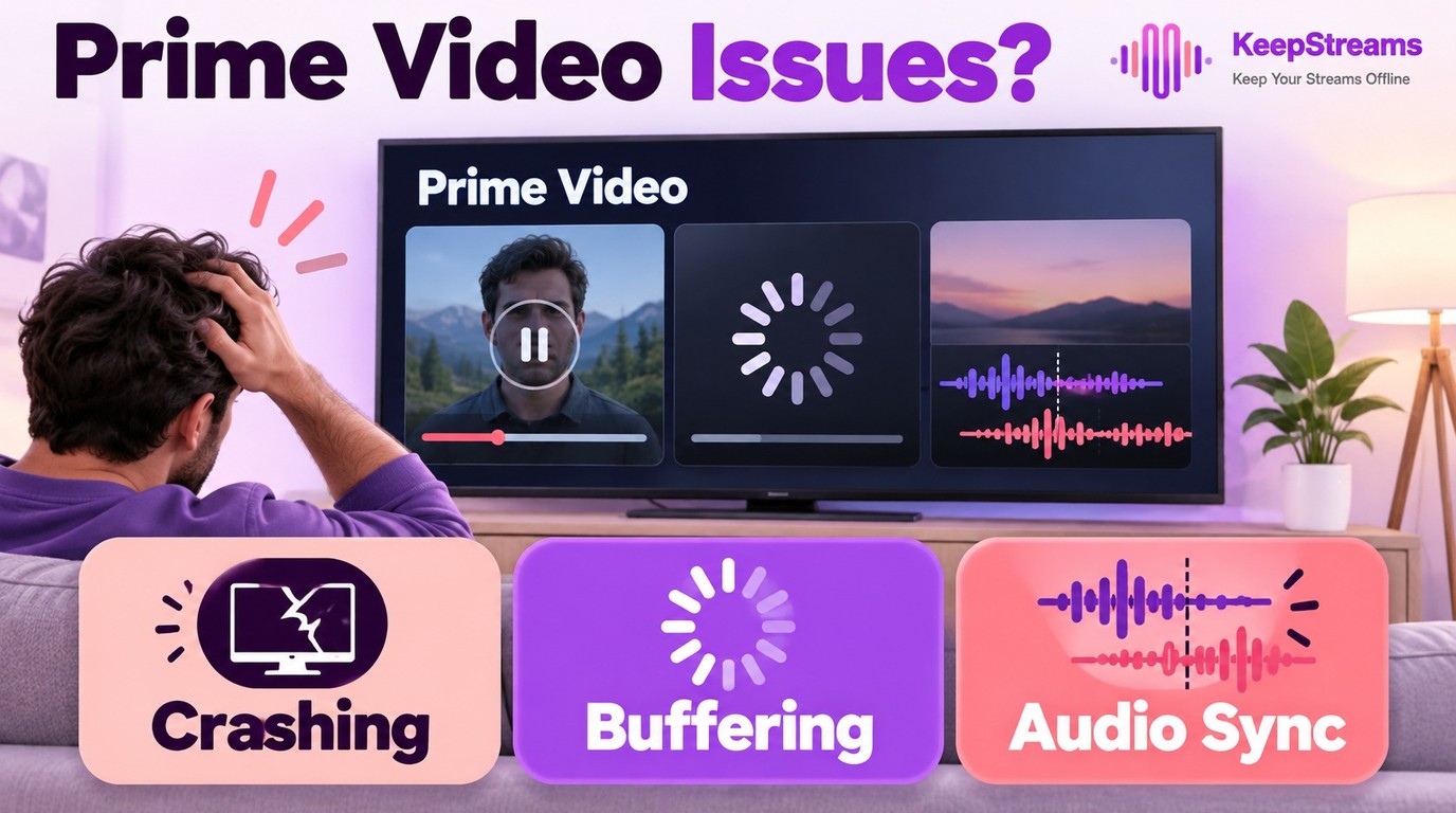 Prime Video Keeps Crashing? Fix Buffering and Sync