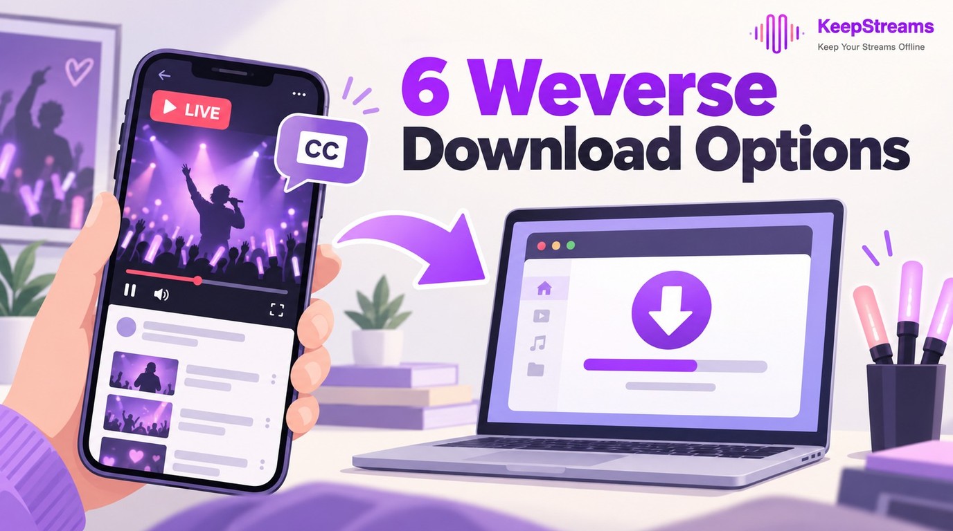 Weverse Video Downloader: 6 Options for LIVE and Subtitles (2026)