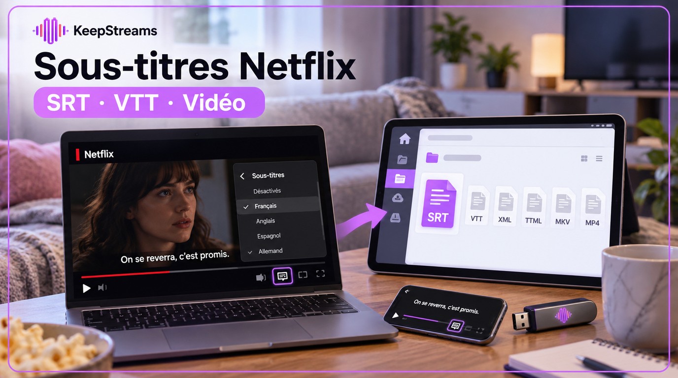Télécharger les sous-titres Netflix : 3 méthodes, SRT et vidéo