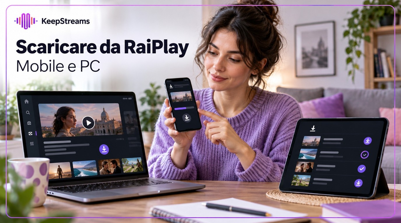 Come scaricare video RaiPlay nel 2026: app, PC e mobile