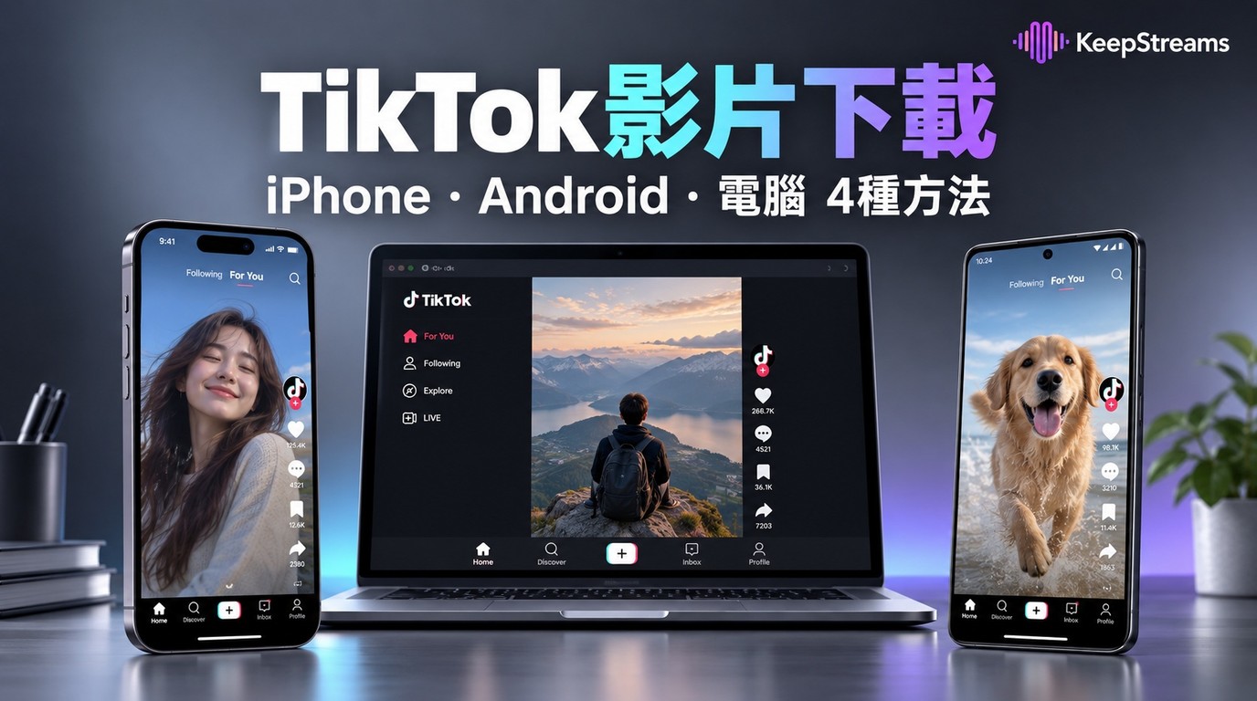 2026 TikTok影片下載：手機、電腦適用的4種方法