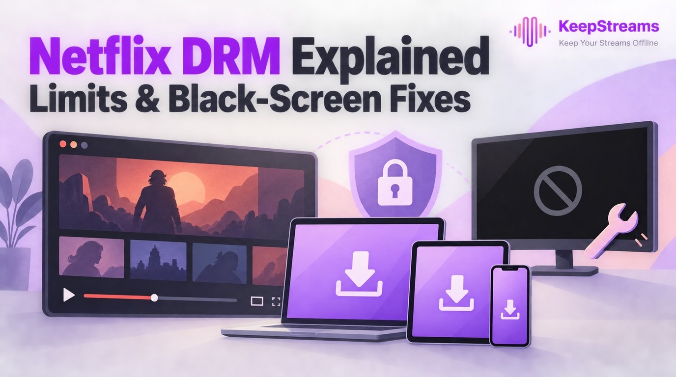 Netflix DRM bypass in 2026: Downloads, Limits, and Fixes