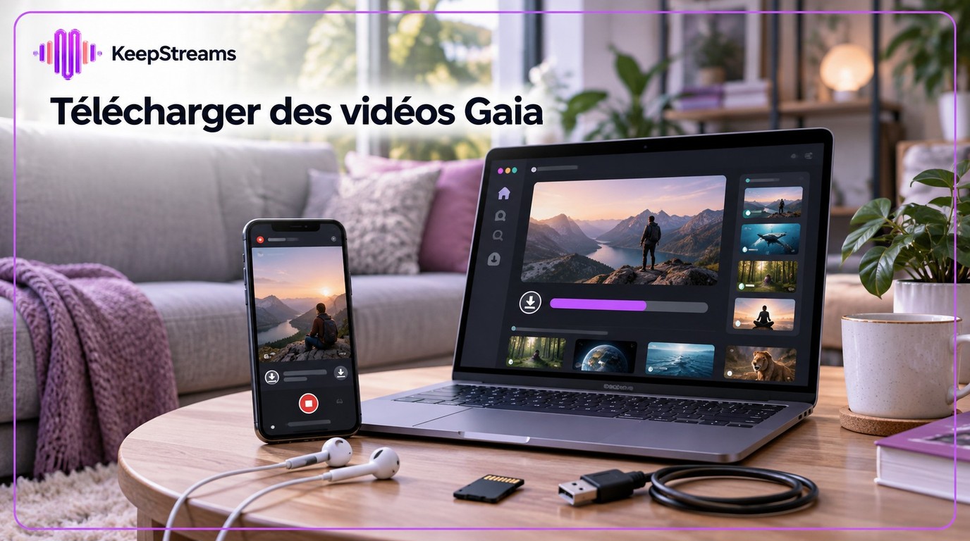 Télécharger des vidéos Gaia en 2026 : deux méthodes sur mobile et PC