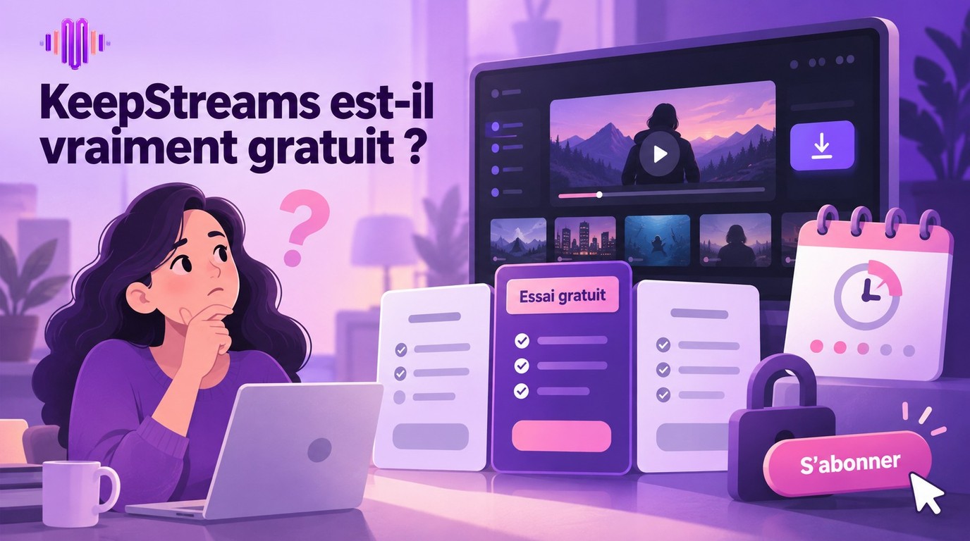 KeepStreams est-il gratuit en 2026 ? Essai limité, prix et formules
