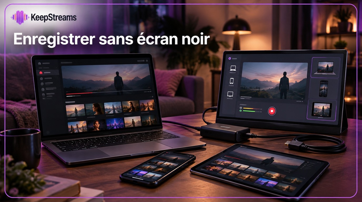 Enregistrer Netflix sans écran noir en 2026 : options selon l’appareil