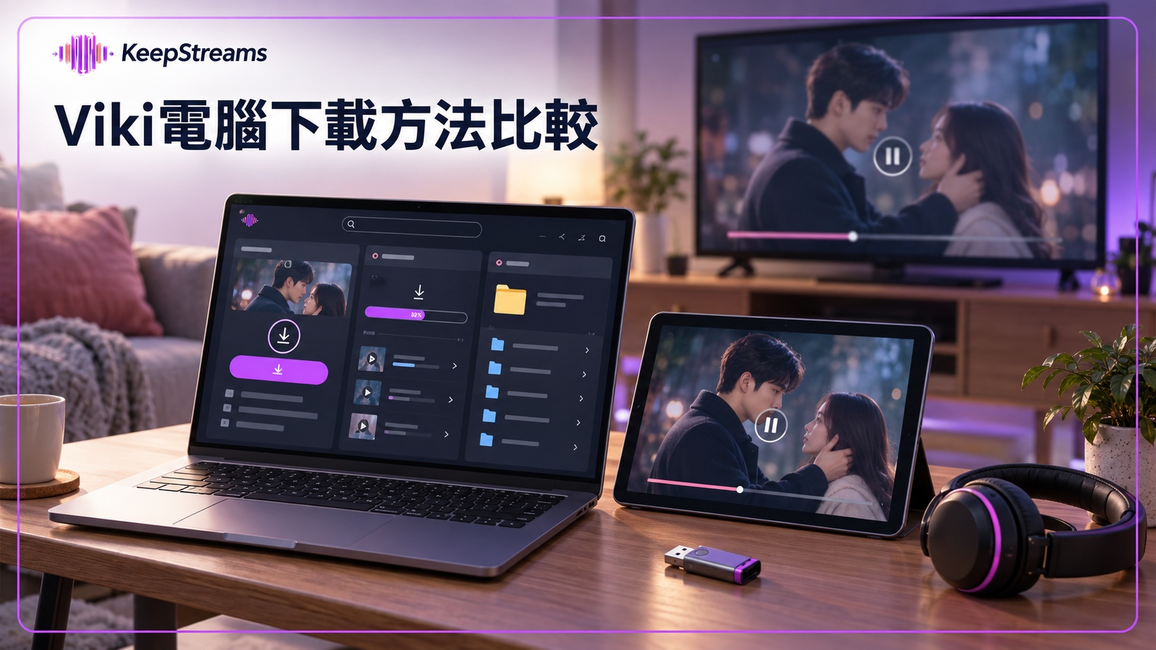 Viki電腦下載2026：3種方法比較官方離線與PC本機檔