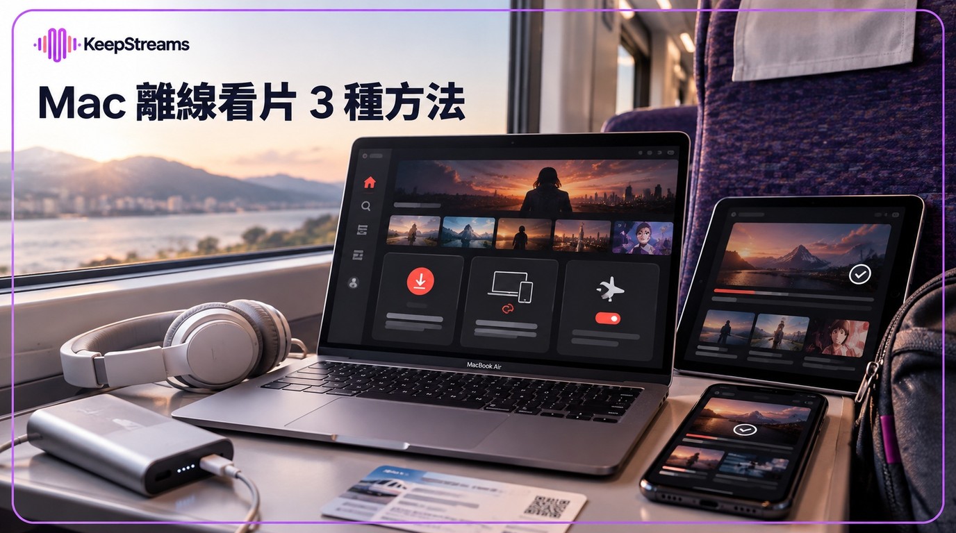 Mac下載Netflix：MacBook離線觀看的3種選擇