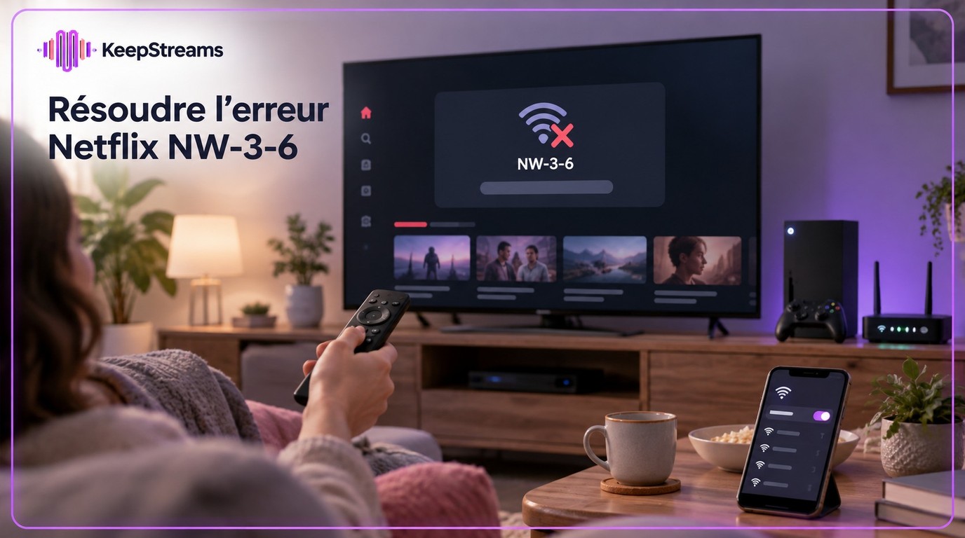 Code Netflix NW-3-6 : 6 vérifications pour rétablir la connexion
