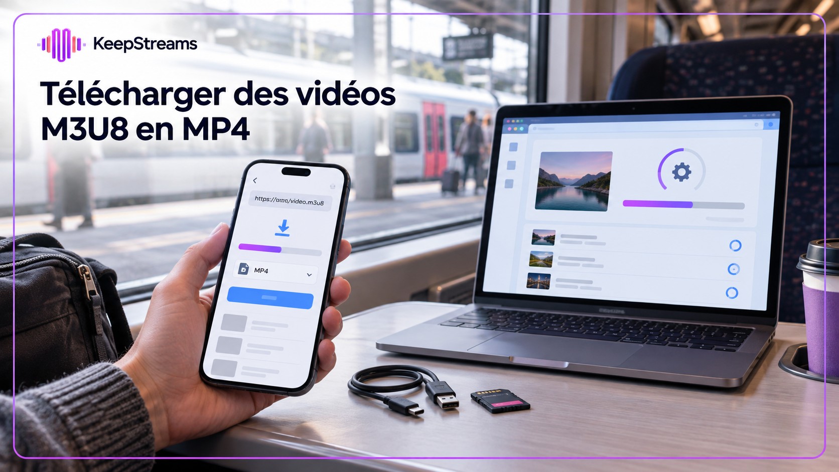 Télécharger des vidéos M3U8 en MP4 sur ordinateur et mobile