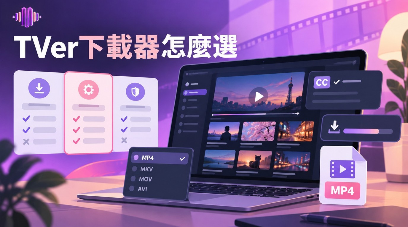 TVer下載器怎麼選？3款工具的MP4與字幕比較