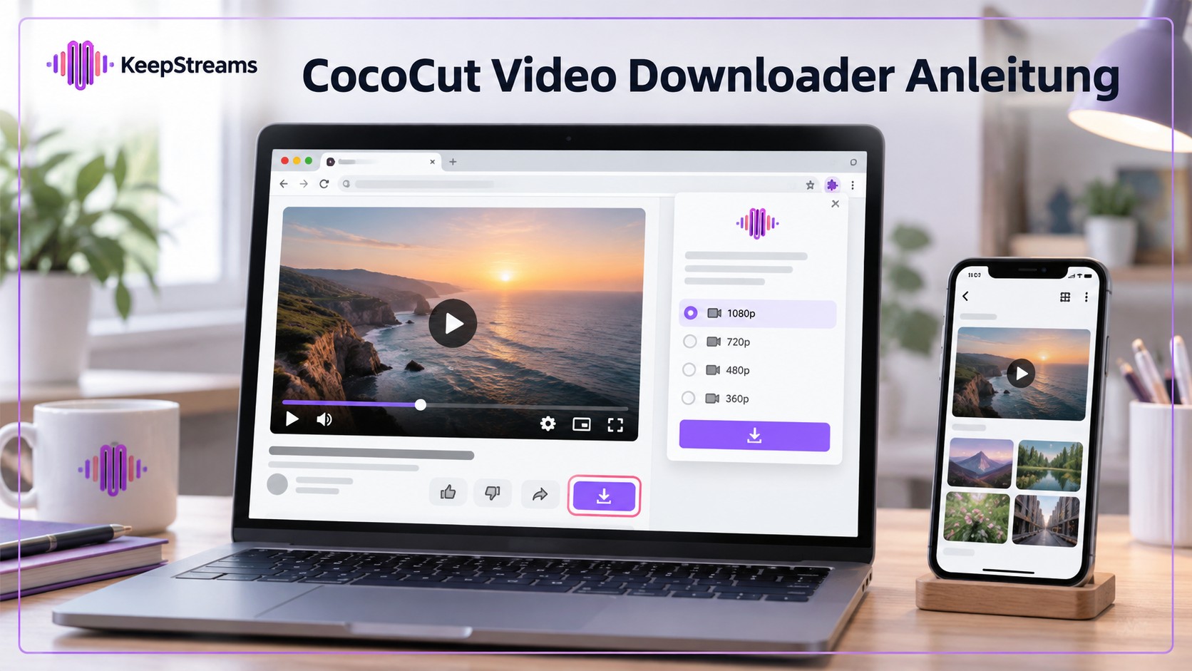 CocoCut Video Downloader 2026: Anleitung für Chrome und Edge