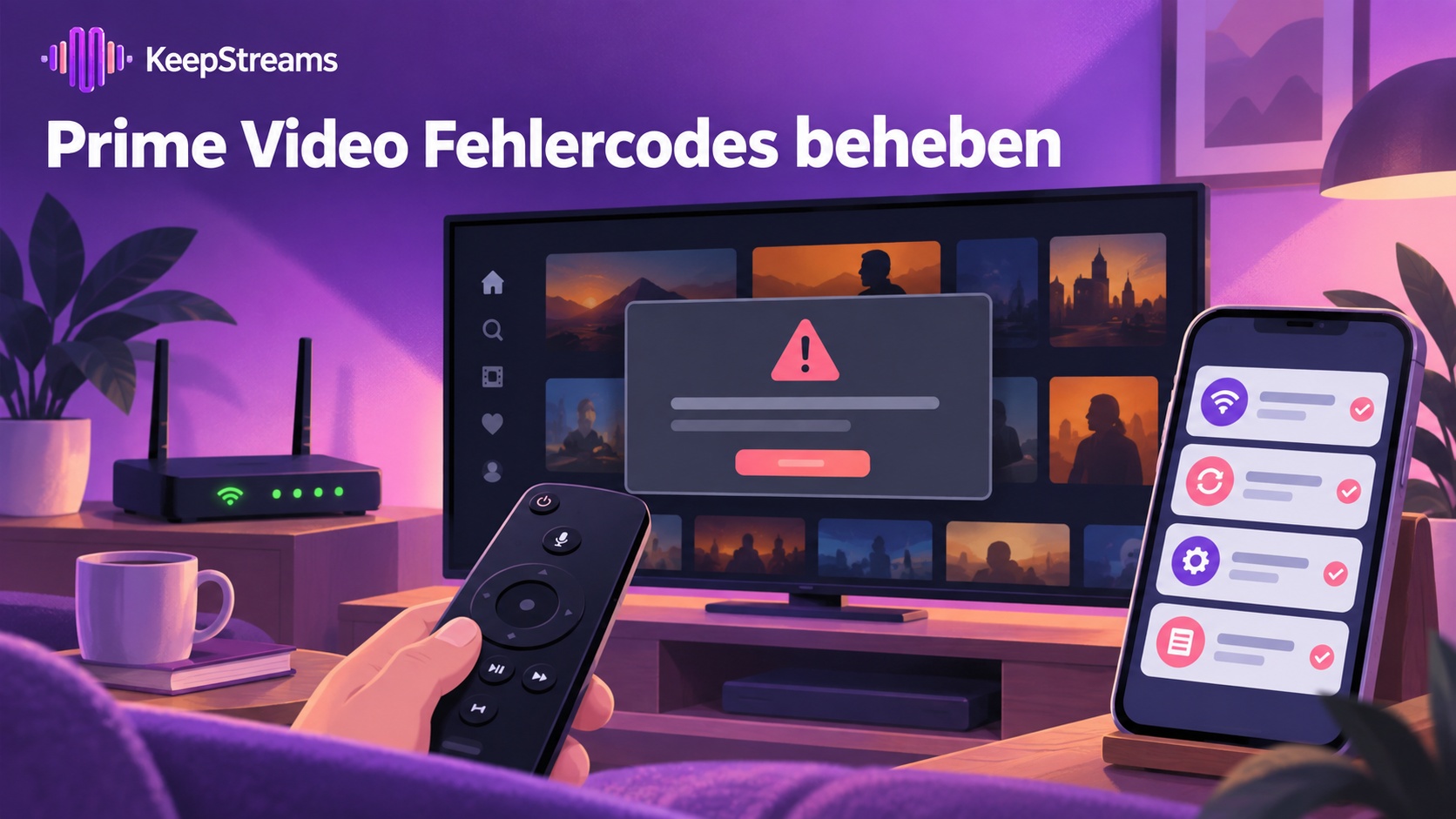 Prime Video Fehlercodes 2026: 5 Ursachen und passende Lösungen