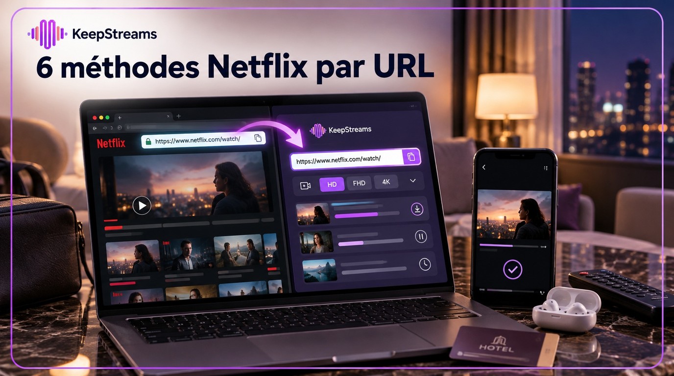 [6 méthodes] Télécharger des vidéos Netflix par URL en 2026