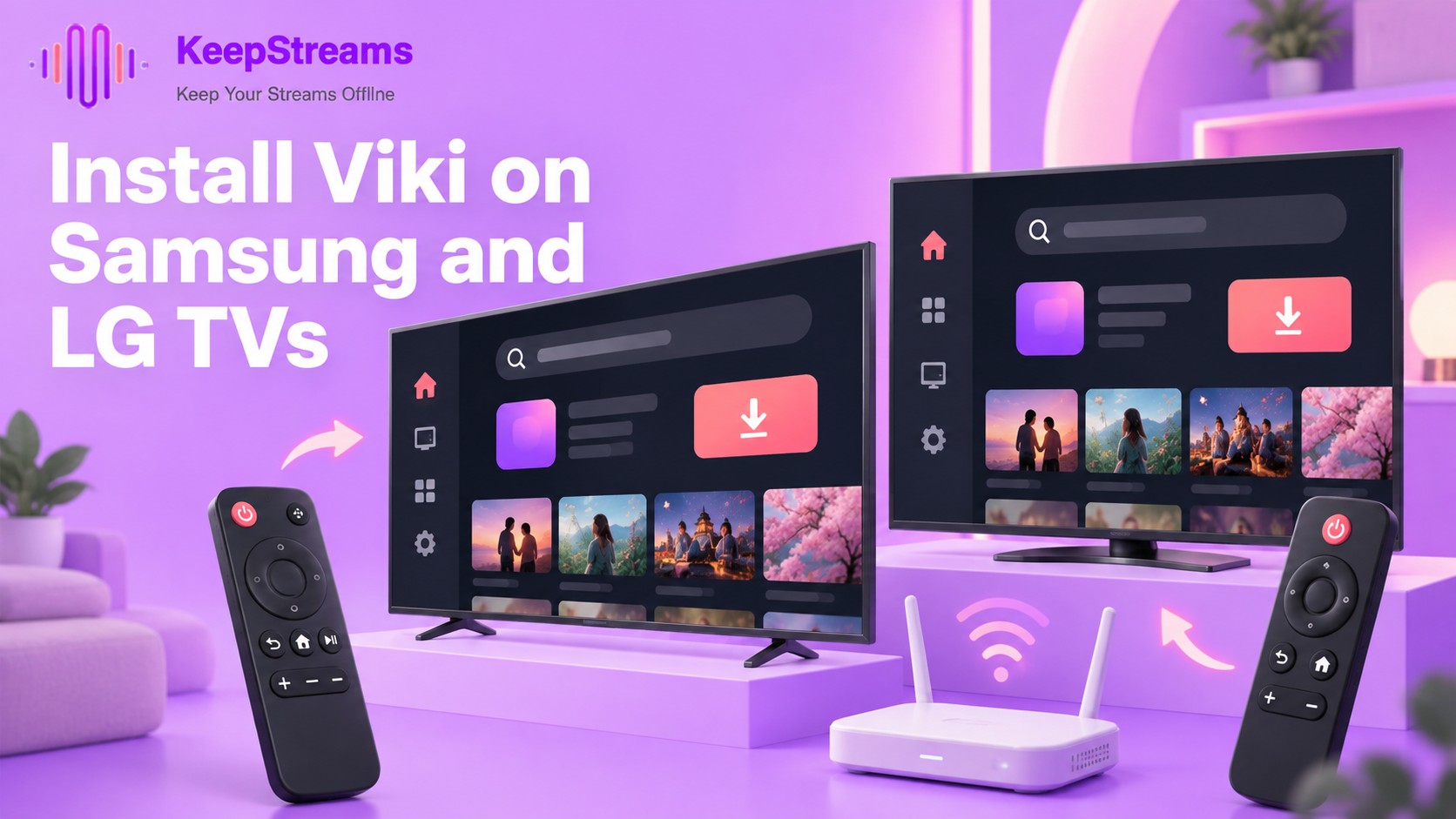 Download Viki on Samsung TV and LG TV: Install the App