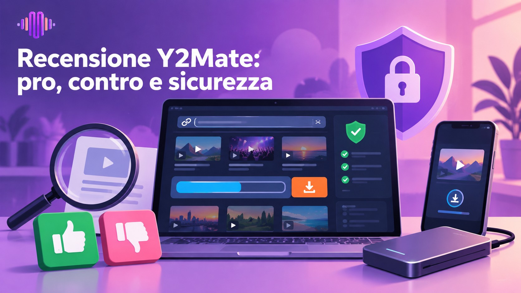 Recensione Y2Mate DRM Downloader 2026: Pro, contro e sicurezza