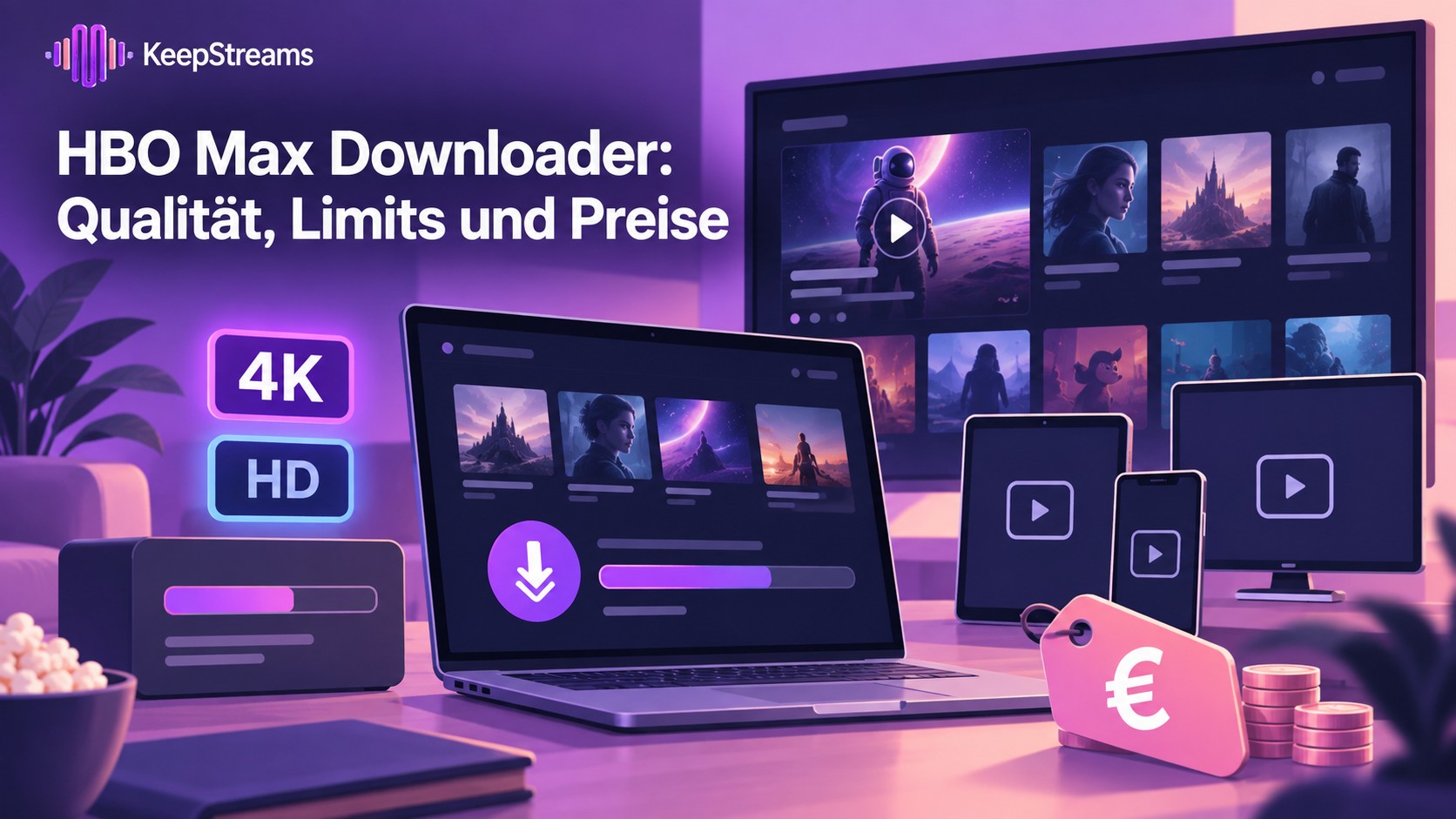 6 HBO Max Downloader 2026: Qualität, Limits und Preise