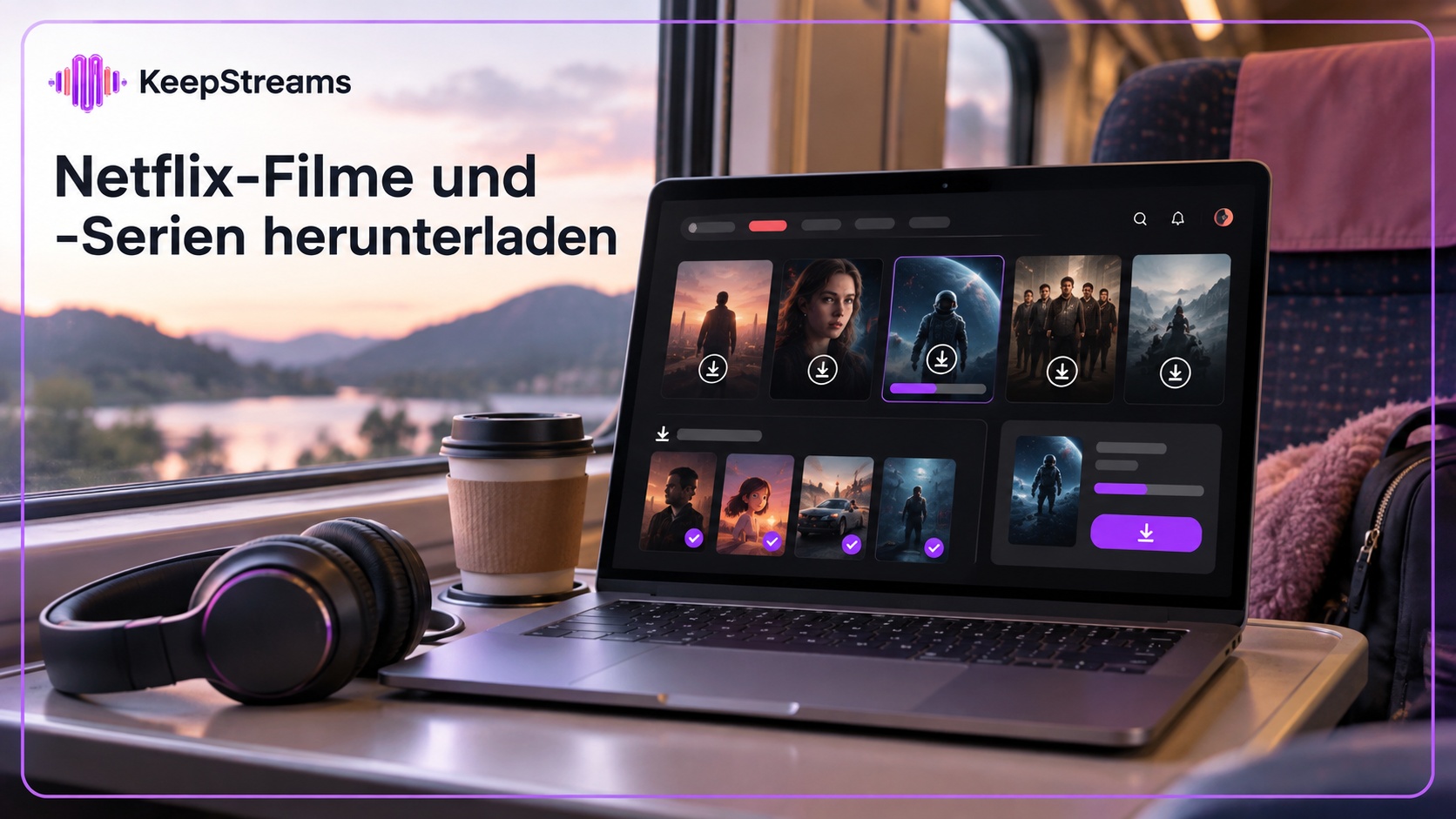 Netflix-Filme und -Serien auf dem Laptop herunterladen (2026)