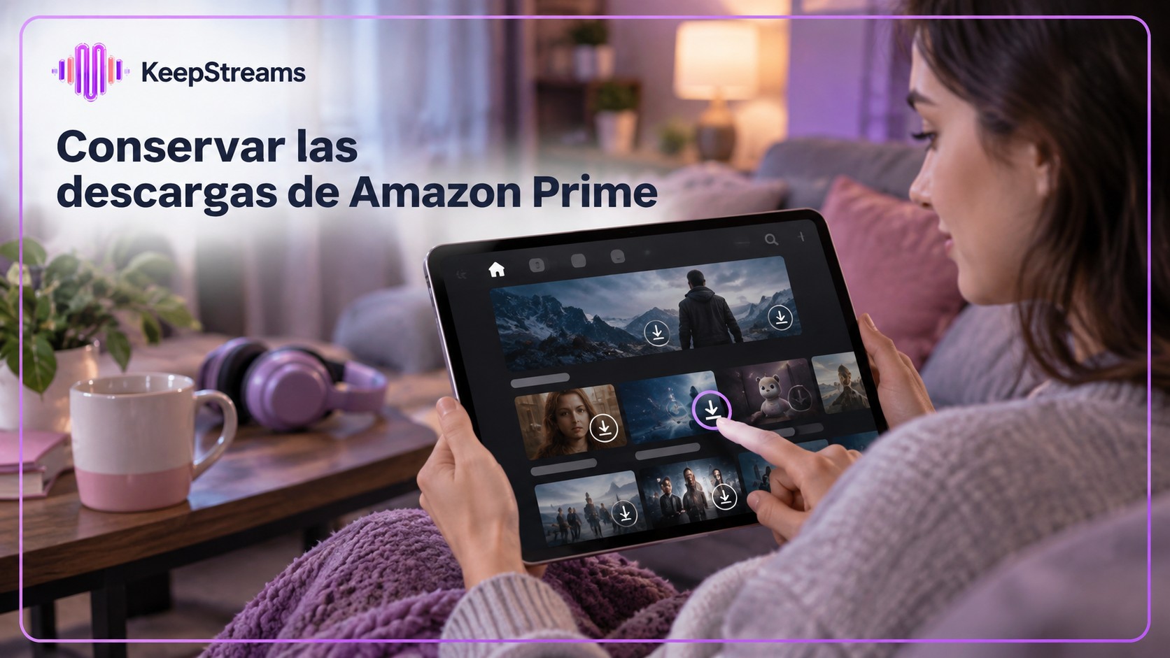 Conservar las descargas de Amazon Prime: plazos y compras