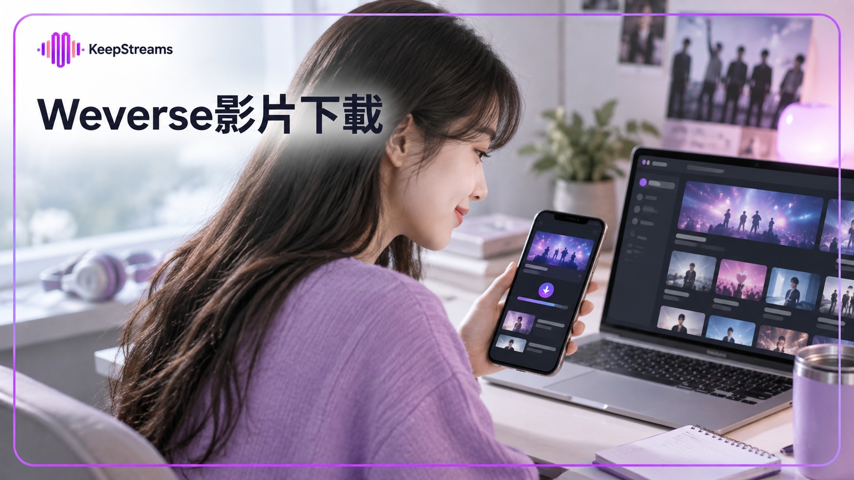 Weverse影片下載：手機離線觀看與電腦保存