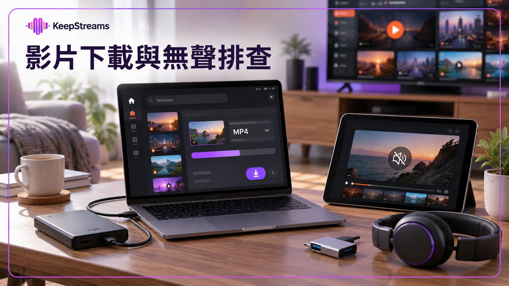 Dailymotion影片下載：MP4儲存方式與沒聲音排查