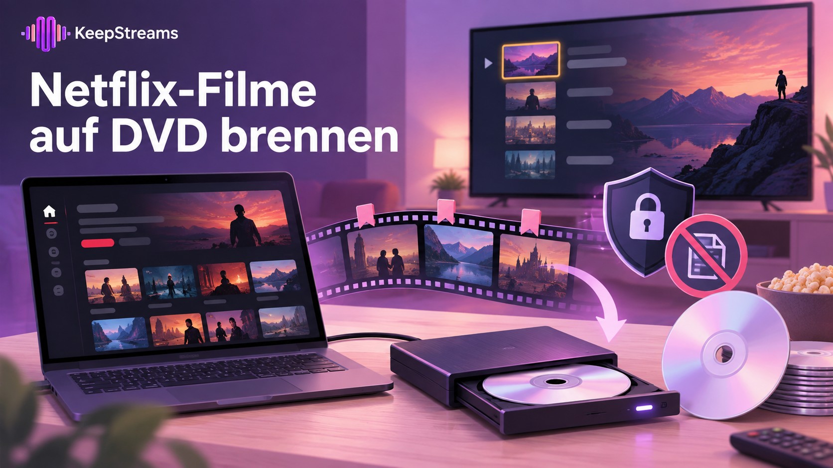 Netflix-Filme auf DVD brennen: Was gilt für Filme und Serien?