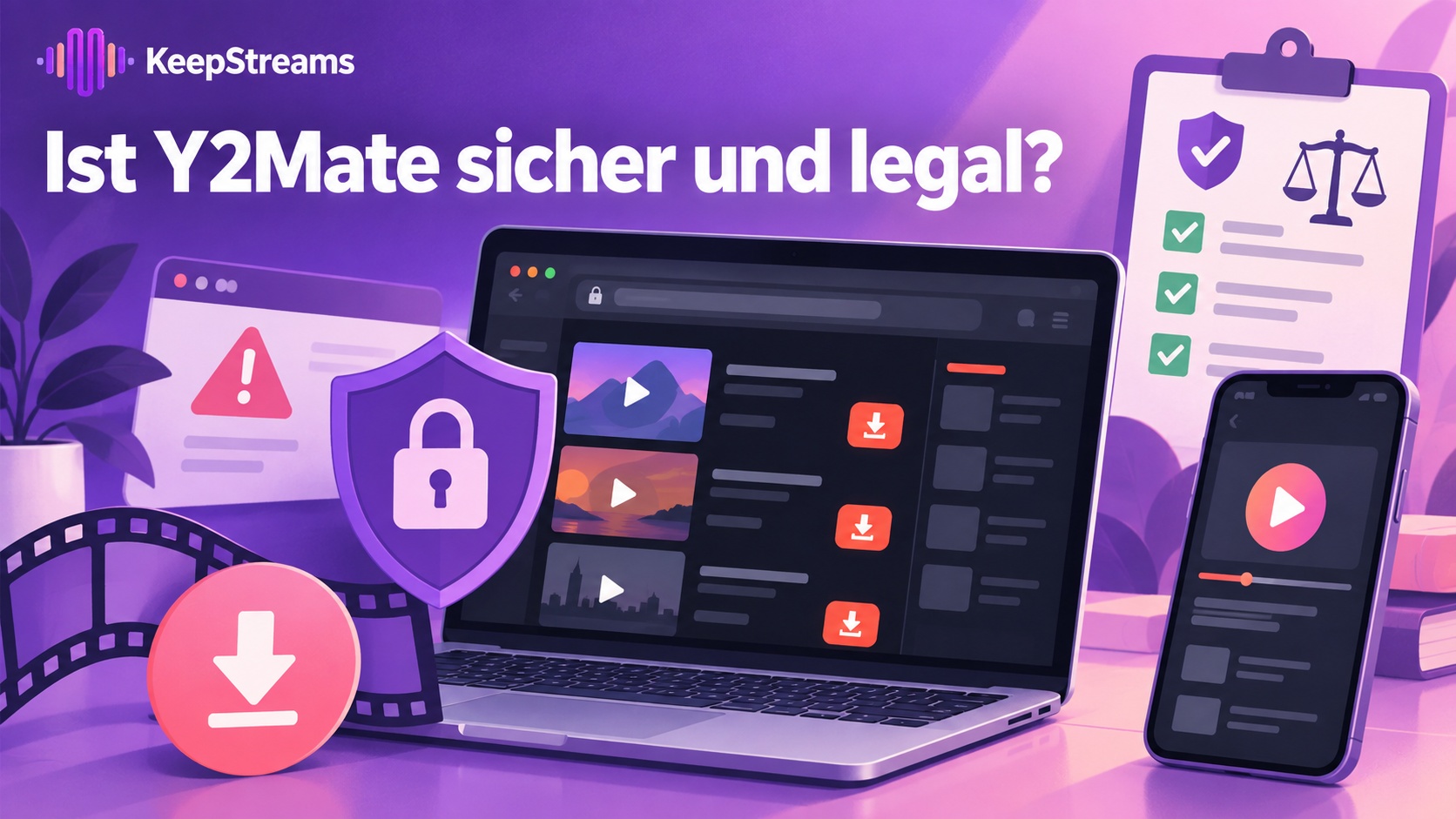 Y2Mate DRM Downloader Test 2026: Ist Y2Mate sicher, seriös und legal?