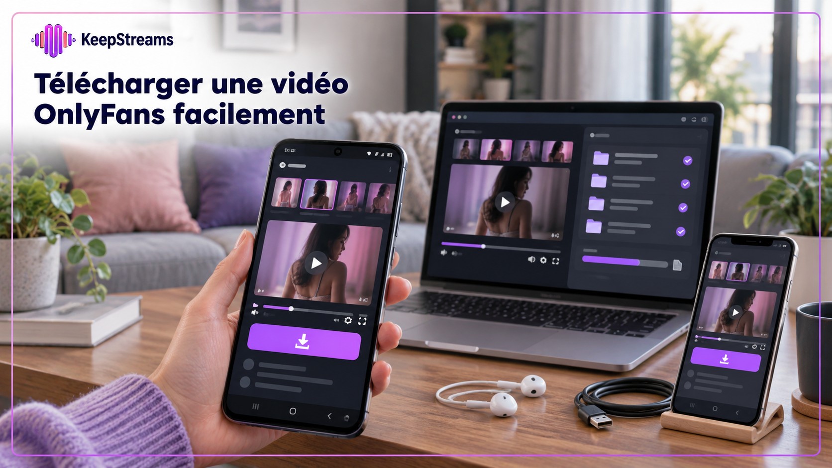 Télécharger une vidéo OnlyFans sur Android, iPhone et PC en 2026