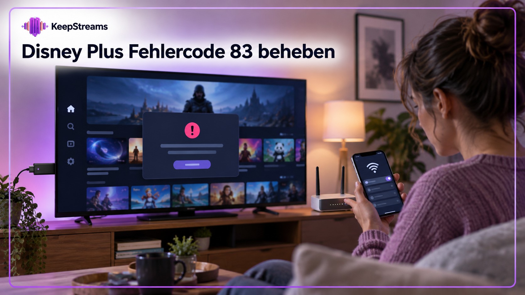 Disney Plus Fehlercode 83 beheben: Gerät und Netzwerk prüfen