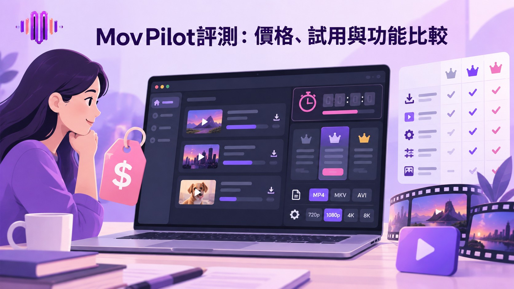 MovPilot評測：台灣價格、試用限制與功能比較