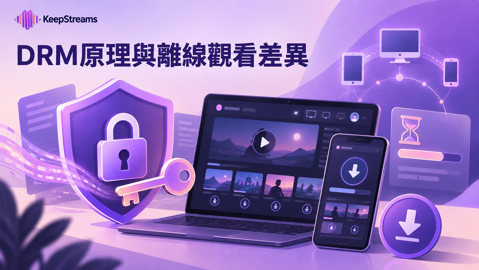 數位版權管理是什麼？DRM原理與離線觀看的差別