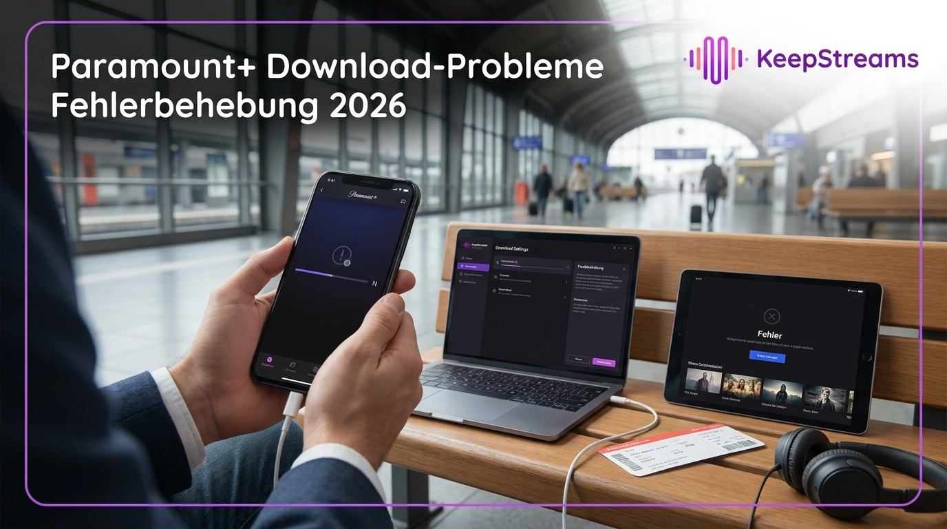 Paramount+ Download funktioniert nicht? Hilfe für App, Geräte und PC/Mac (2026)