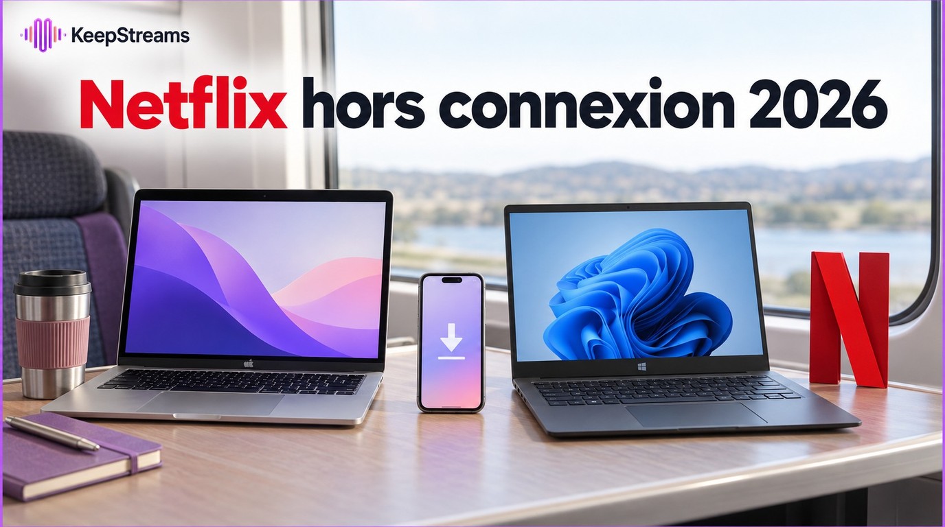 Netflix hors connexion en 2026 : Mac, PC et mobile