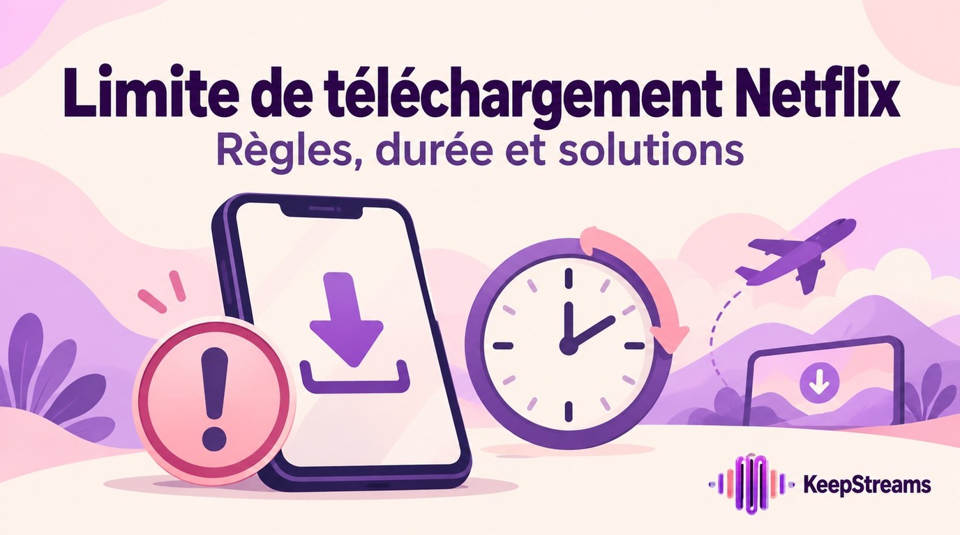 Limite de téléchargement Netflix : règles, durée et solutions