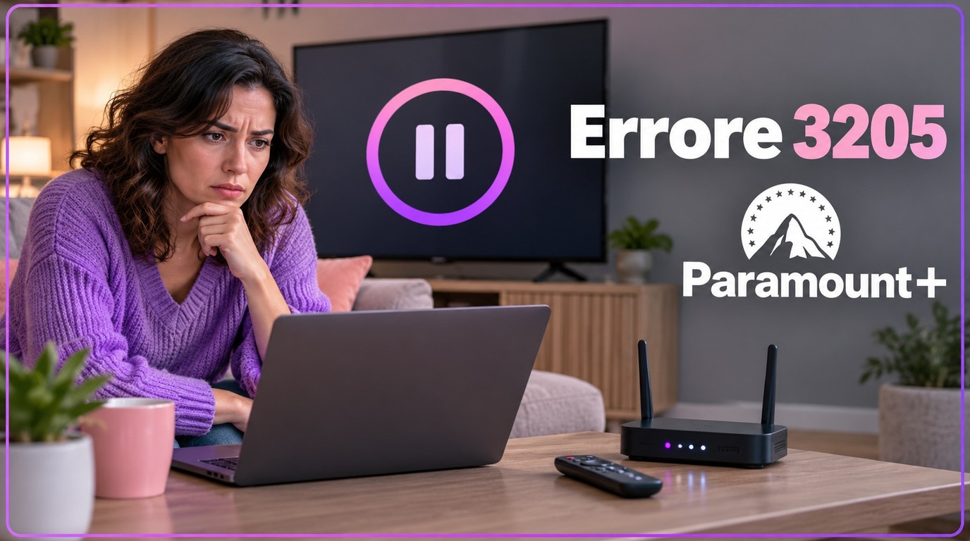 Codice di errore 3205 su Paramount Plus: controlli e soluzioni