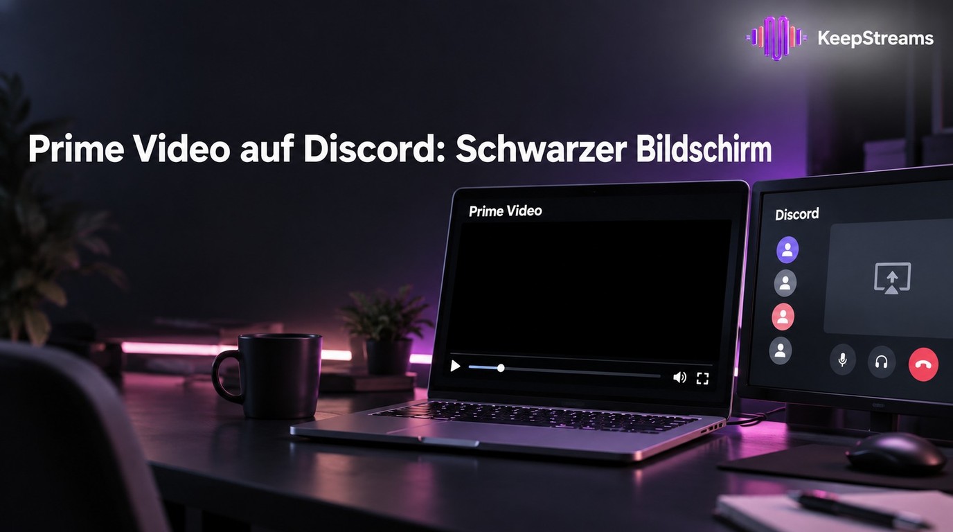 Prime Video auf Discord streamen: Schwarzer Bildschirm